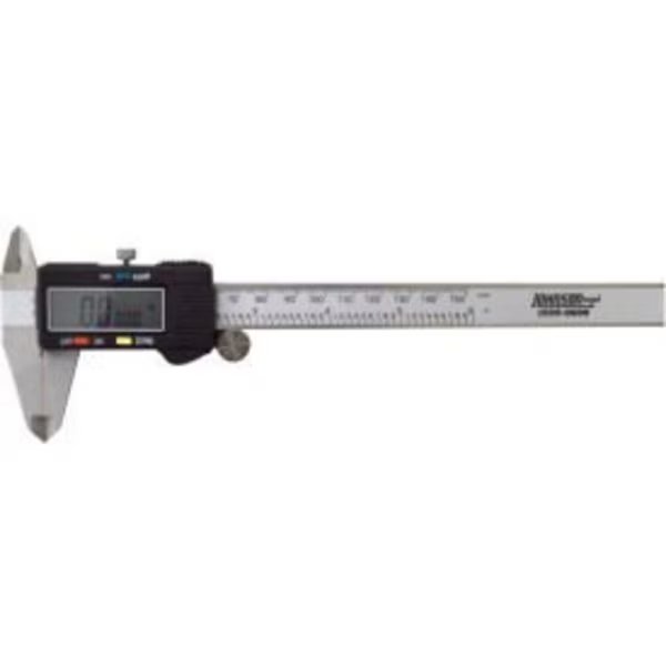 Johnson Level 1889-0600 0-6''/150MM Fractional Stainless Steel Digital Caliper, Johnson Level & Tool, Mfr#: 1889-0600